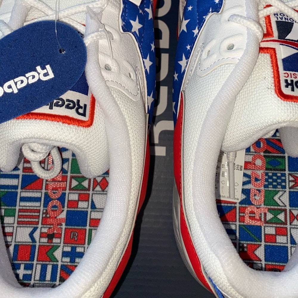 🇺🇸🆕🚹Reebok Interval 96 ‘Red,White,& Blue’12/13 - Picture 2 of 8